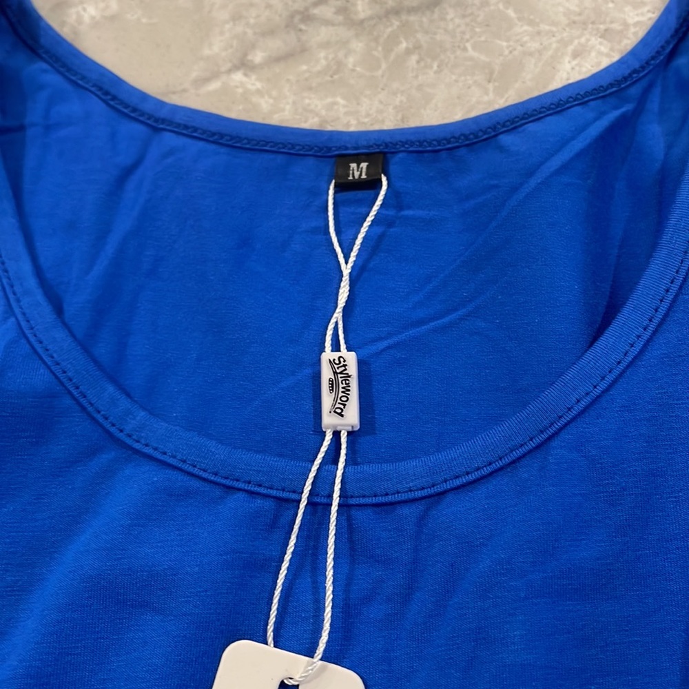 Style world cobalt, blue tank top dress - Picture 6 of 6